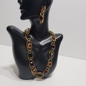 SWAROVSKI Crystal Necklace Earrings Set